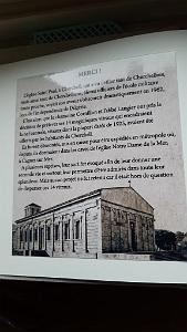 CHERCHELL EGLISE A CAGNES SUR MER LE PROJET 1 DES  14 VITRAUX 